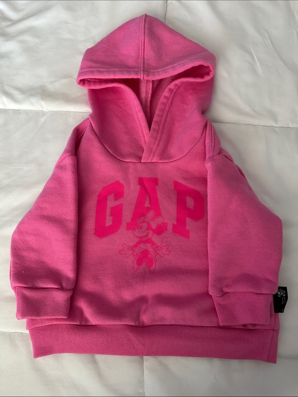 GAP Kids Hot Pink Hoodie with Mickey Graphic